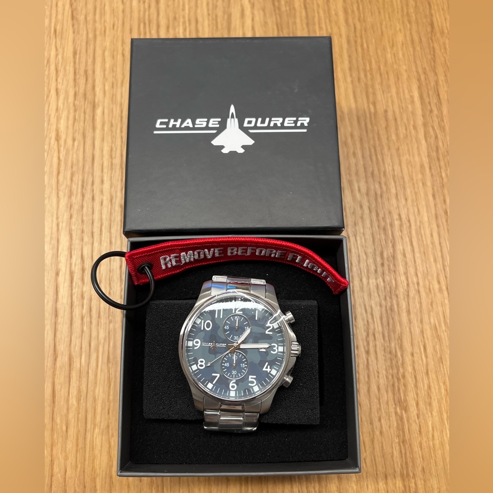 Invicta Chase Durer 48mm Men's Watch Stainless Steel Camouflage Dial CDW-0097